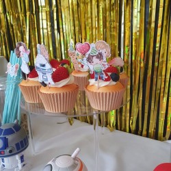 Minis Cake Toppers Star Wars Personalizados | Decoración Dulce