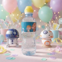 Etiqueta Botella de Agua Star Wars Personalizada | Papelería de Fiesta