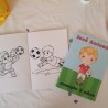 Libro Colorear A5 Fútbol con Caja Lápices | Detalles Cumpleaños