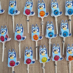Chupa Chups Bluey Personalizado | Detalles Dulces Cumpleaños