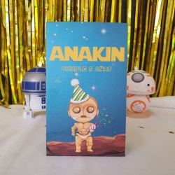 Bolsa de Papel Star Wars Personalizada 8.8x14.5cm | Bolsas Regalo