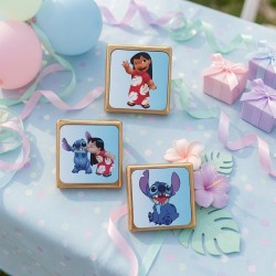 Pack 3 Chocolatinas Stitch Disney Personalizadas | Napolitanas