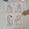 Pack Regalos Divertidos Star Wars | Set Colorear Eventos