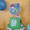 Cake Topper Fútbol Personalizado | Adorno Tarta Cumpleaños