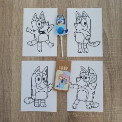 Pack Regalos Divertidos Bluey con Chupachups | Set Cumpleaños