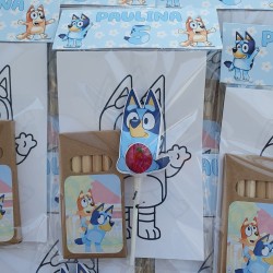 Pack Regalos Divertidos Bluey con Chupachups | Set Cumpleaños
