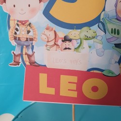Cake Topper Sencillo Toy Story Disney | Decoración de Tartas Elegante