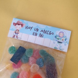 Bolsas Mini Gominolas Toy Story | Detalles Dulces Personalizados