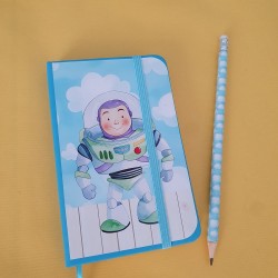 Cuaderno A6 Colores con Lápiz Buzz Toy Story | Detalles de Cumpleaños