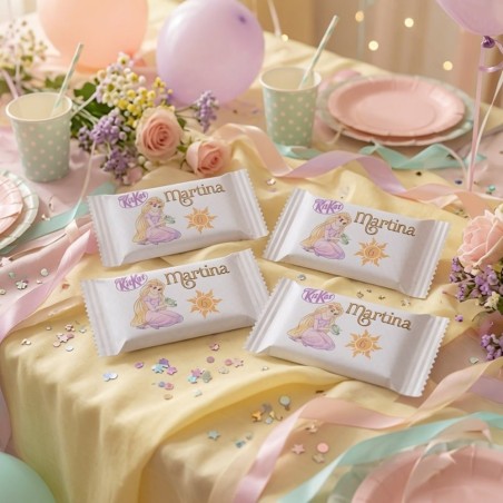 Chocolatina Kit Kat Personalizada Rapunzel | Detalles Dulces