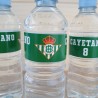 Etiqueta Personalizada para Botella de Agua | Temática Fútbol Betis
