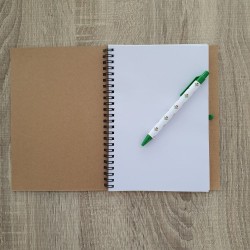 Cuaderno A5 con Bolígrafo Fútbol Betis | Regalos de Fútbol
