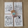 Pack Creativo Minecraft: Láminas y Lápices | Regalo Fiesta