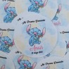 Pegatina Redonda Stitch y Scrump Acuarela | Disney Personalizado