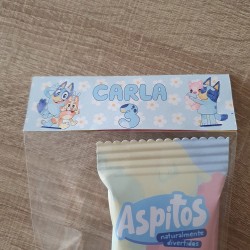 Pack Divertido 10: Aspitos y Pompero Bluey | Detalles para Fiestas