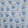 Pegatina Redonda Stitch y Scrump Acuarela | Disney Personalizado