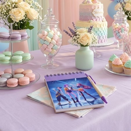 Cuaderno A6 y Bolígrafo "Huntrix" K-pop | Regalo Creativo Fans