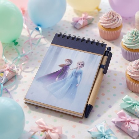 Set Cuaderno A6 y Bolígrafo Frozen | Regalo Disney Mágico