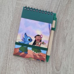 Set Cuaderno A6 y Bolígrafo Stitch | Regalo Disney Hawaii