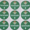 Pegatina Redonda Real Betis | Adhesivo Futbol Personalizado