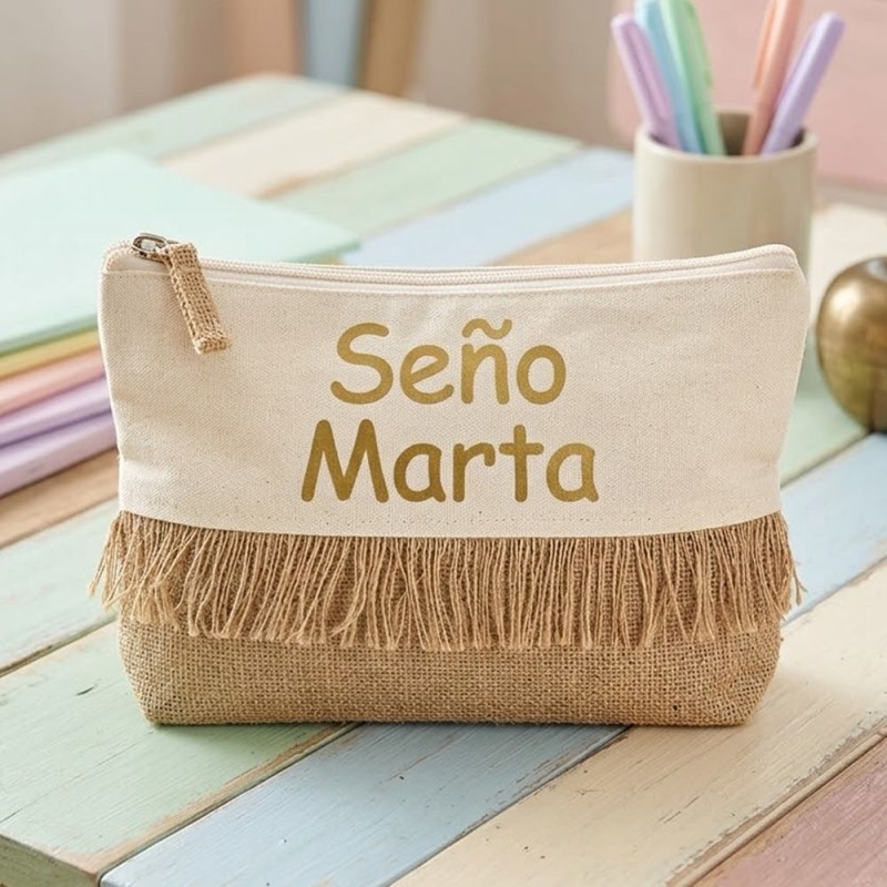 Neceser Kalu: El Regalo Perfecto para Profe | Yute y Algodón