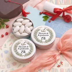 Lata Graduación con Peladillas | Detalle Dulce y Elegante