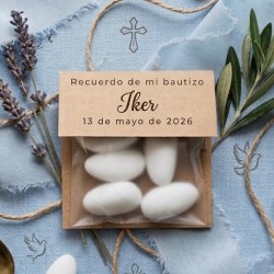 Bolsita de Peladillas con Tarjeta Kraft | Detalle Artesanal y Dulce