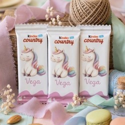 Kinder Country Unicornio | Detalle Dulce y Mágico | Kalukuqui