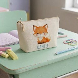 Neceser Estuche Zorro Personalizado | Estilo y Diversión
