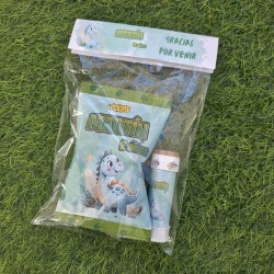 Pack Divertido: Gusanitos y Pompero Dino | Kit de Fiesta Infantil