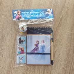 Pack Regalo Frozen: Libreta, Chocolatinas y Bálsamo | Kalukuqui