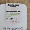 Marcapáginas Imantado 'En esta Clase' | Regalo Original para Profes