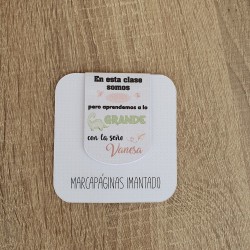 Marcapáginas Imantado 'En esta Clase' | Regalo Original para Profes