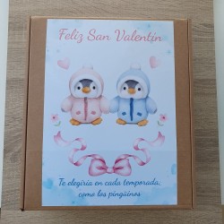 Caja Regalo San Valentín: El Pack Pingüinos Más Dulce | Kalukuqui