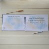 Libro de Firmas Comunión Niño Kawaii: Traje Azul | Recuerdo Especial