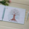 Libro de Firmas Comunión Niña: Diseño Lazo Verde Agua | Recuerdo Elegante