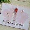 Libro de Firmas Comunión Niña: Diseño Lazo Rosa | Recuerdo Dulce