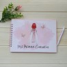 Libro de Firmas Comunión Niña: Diseño Lazo Rosa | Recuerdo Dulce