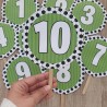 Meseros de Mesa: Balón de Fútbol | Decoración Temática para Eventos