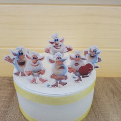 Mini Cake Toppers Booba | Decoración para Cupcakes y Postres