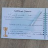 Libro de Firmas Comunión Niño: Diseño Verde Agua | Recuerdo Elegante
