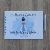 Libro de Firmas Comunión Niña: Diseño Lazo Celeste | Recuerdo Sofisticado