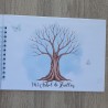 Libro de Firmas Comunión Niña: Diseño Lazo Celeste | Recuerdo Sofisticado