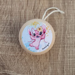 Yoyó Madera Personalizado Ángel (Stitch) | Detalle Disney