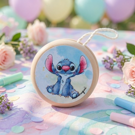 Yoyo de Madera Stitch Disney: Regalo Divertido y Original | Kalukuqui