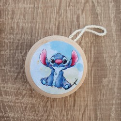 Yoyo de Madera Stitch Disney: Regalo Divertido y Original | Kalukuqui