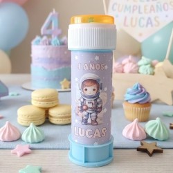 Pompero Personalizado Astronauta | Detalle Espacial para Niños