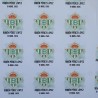 Etiquetas Adhesivas Real Betis: Diseño Acuarela | Personalización Profesional