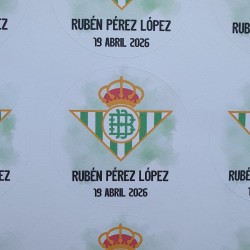 Etiquetas Adhesivas Real Betis: Diseño Acuarela | Personalización Profesional