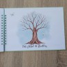 Libro de Firmas Comunión Niña: Diseño Lazo Verde Agua | Recuerdo Elegante